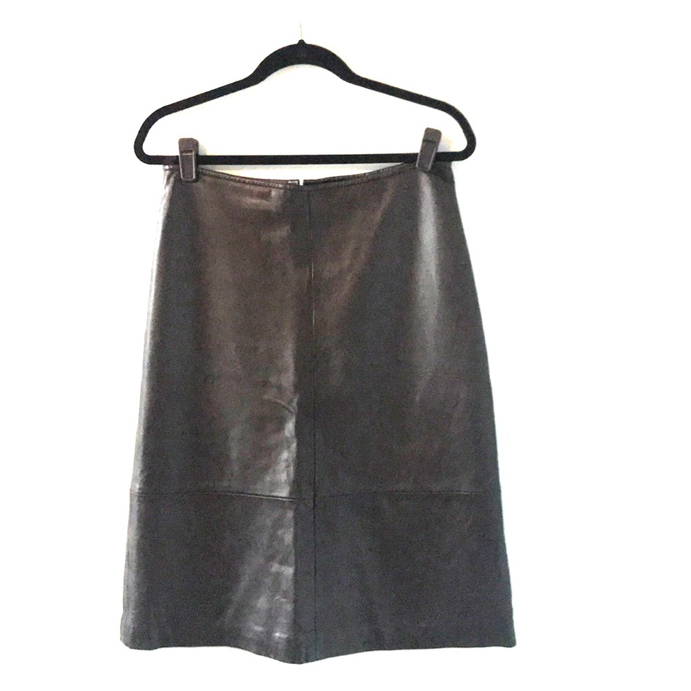 Vintage Leather Skirt